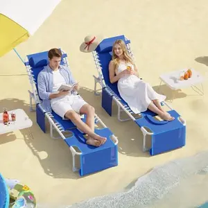 Oversized Tanning Chair with Face Hole & Carrying Bag, Beach Lounge Chair Outdoor for Adults, Folding Lounge Chair for Sun Tanning, Laying Out Chairs for Tanning Lounger Outside