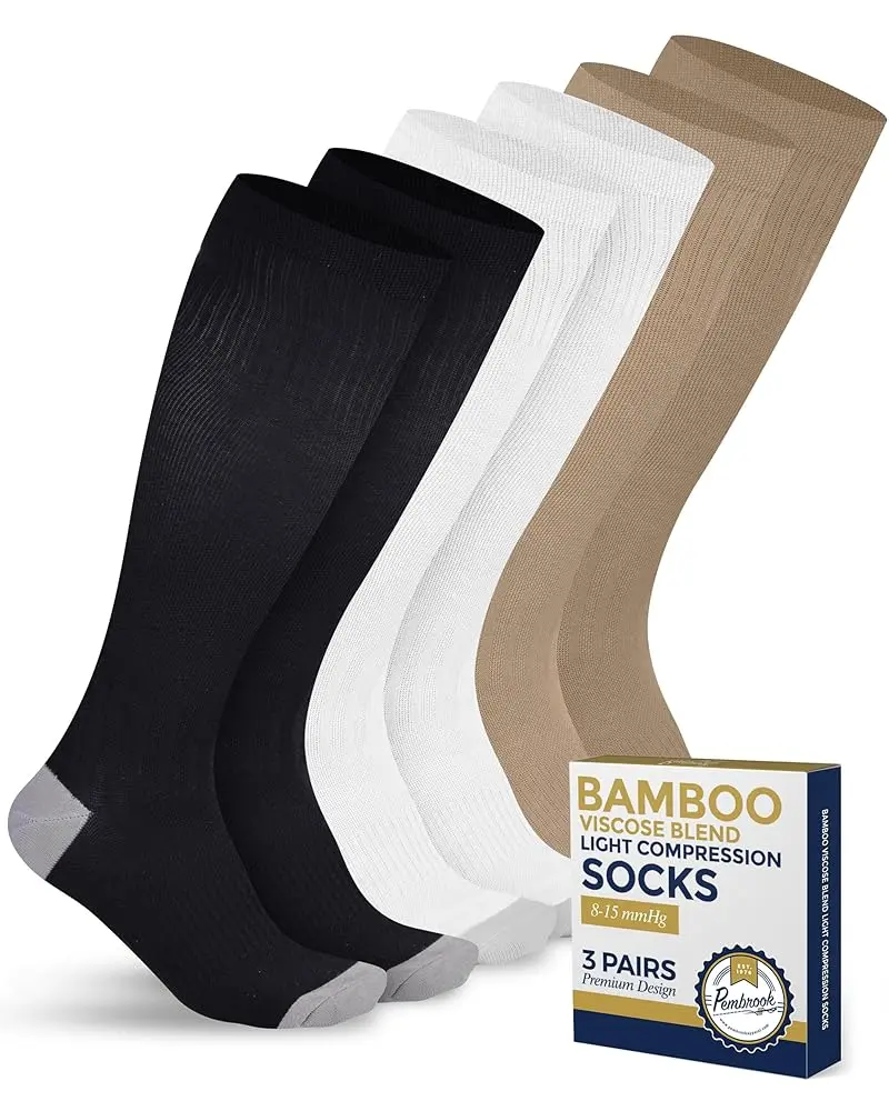 Black/White/Tan - 3 Piars