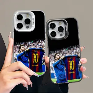 IPhone 17 Promax Messi Phone Case Anti Drop Protective Case Suitable for iphone 16 15 14 13 12 11 XS Plus Acrylic Phone Case