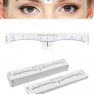 New disposable travel eyebrow ruler, a must-have for permanent makeup shops and travelers, a microneedle eyebrow shaping and measuring tool, beauty product, makeup tool, women's gift, Mother's Day gift.