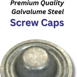 EAGLE 1 Metal Screw Caps (5pcs) for Garden Sprinklers - Seals Over Existing Screw Heads to Prevent Leaks, Easy to Install