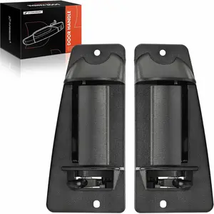 APremium  Extended Cab Door Handle Rear Left Driver and Right Passenger Side  Compatible with Chevy Silverado  , Silverado   & GMC Sierra  Replace # ,