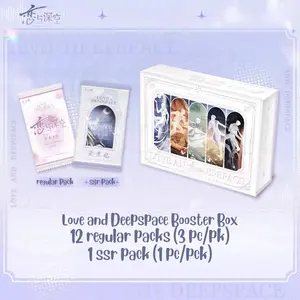 Love and Deepspace Collectible Cards Blind Box Booster Cards Box Variety Gift Set CCG TCG