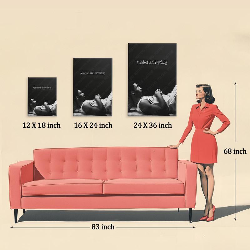 Kobe Bryant Motivational Poster, Inspirational Wall Art, Home Gym Decor, Basketball Poster, Motivation Wall Art, Motivational Print