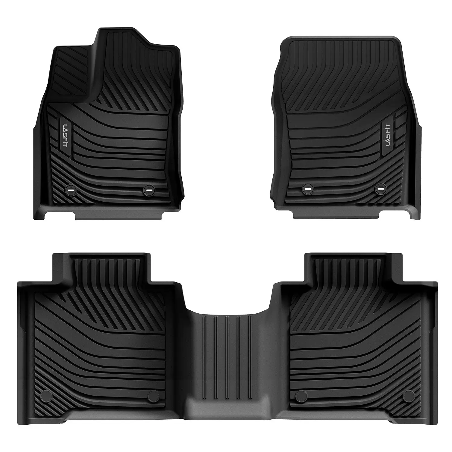 Lasfit Custom Automotive Mats for 2022-2026 Toyota Tundra - All-Weather Car Floor Mats, Essential Truck Interior Accessories, Car Foot Mats