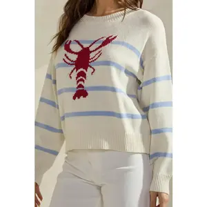 Lobster Long Sleeve Sweater