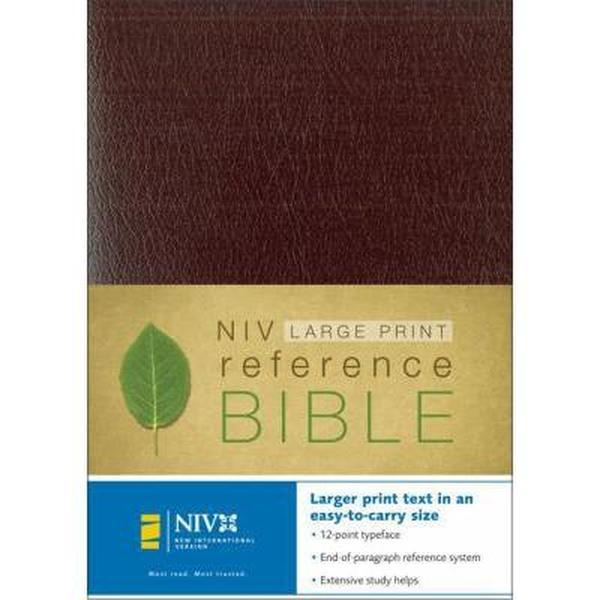 USED-NIV Reference Bible, Personal Size (Burgundy Leather-Look) by Zondervan (Unknown)