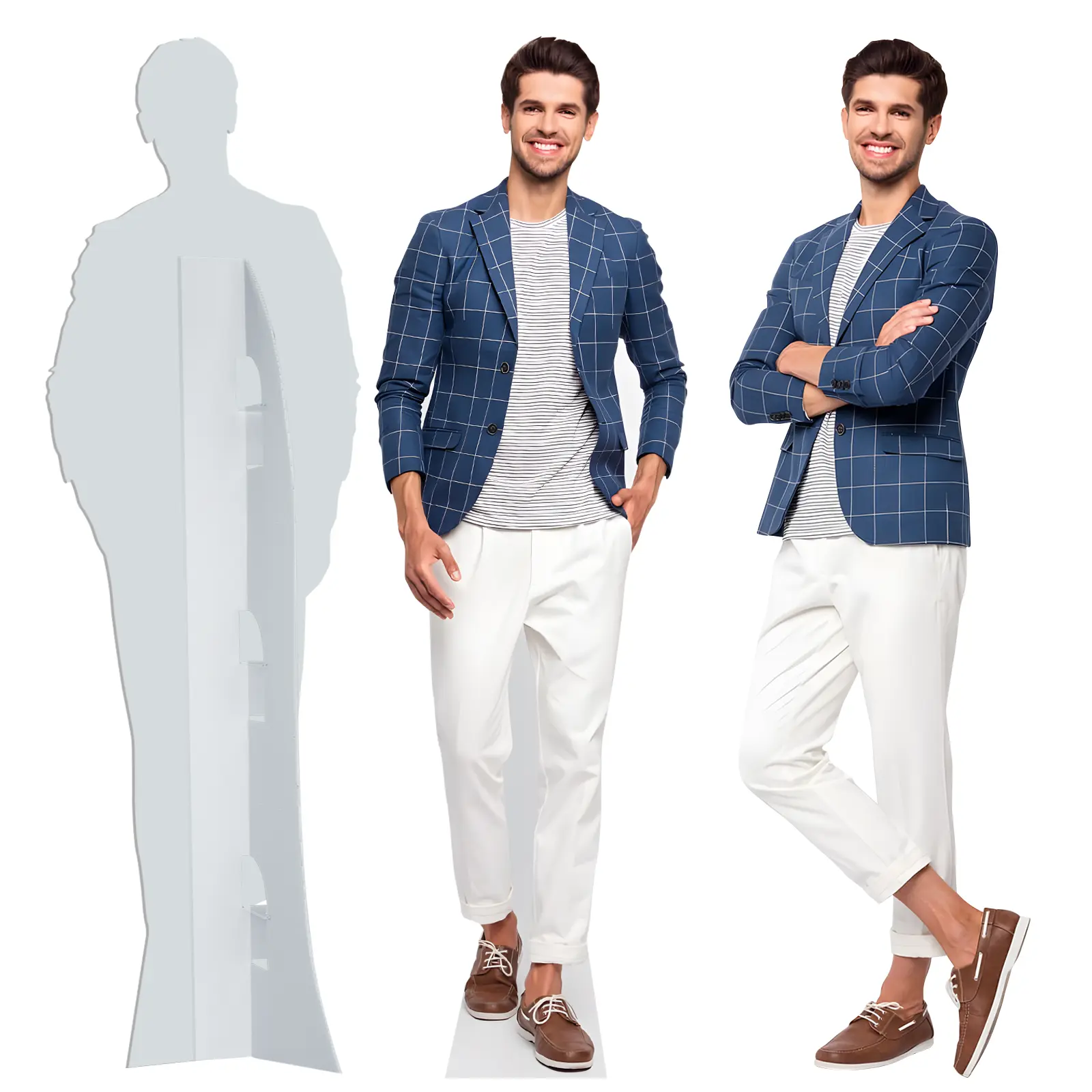 Custom Life Size Waterproof Cardboard Cutout - Personalized Photo Standup with High-Resolution Printing, Multi-Size 1-8 FT Options, Home Decoration Items for Weddings, Events (Upload Your Photo)