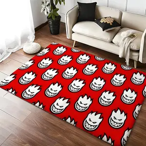 SSpitfire Wheels Floor Mat Luxury Velvet Doormat Water Absorbent Non-Slip Floor Mat, Soft Shaggy Carpet for Bathroom Kitchen Living Room Bedroom Entrance, Washable Anti-Skid Indoor Outdoor Rug Home Decor, Washable Runner Rugs, Super Soft Rug