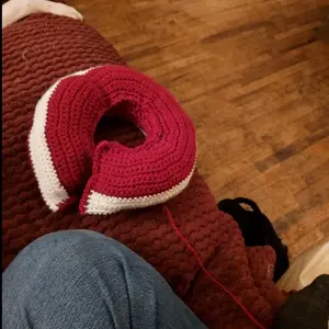 Crocheted Neck Pillow - Soft and Comfortable for Travel and Home Use