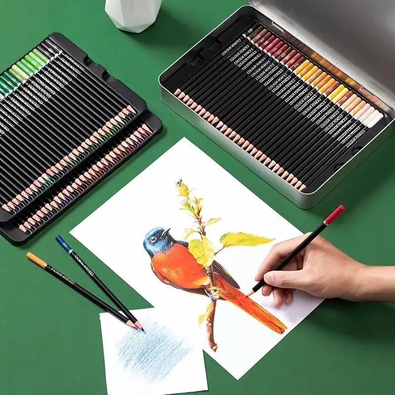 160 Watercolor Pencils, Beautiful Blending Effects with Wet or Dry,Ideal for Coloring Book Blending Sketching- Water Soluble Pencils for Adults