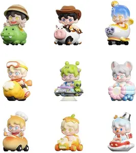 DUDOO Fantastic Adventure Series Blind Box Action Figures, 9 Collectible Designs Plus Secret Figure, Mystery Surprise Figures, Birthday Gifts for Women Men (Whole Set 9 PCS)