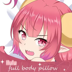 Anime Dakimakura Japanese Otaku Waifu Life Size Doublesided Print Hugging Body Pillov Cover Miss Kobayashi's Dragon Maid Ilulu
