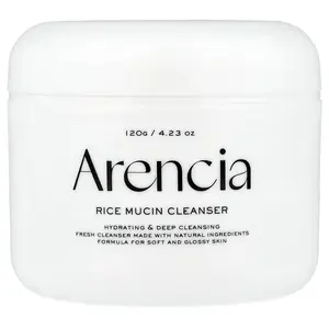 Arencia Rice Mucin Cleanser, 4.23 oz (120 g)