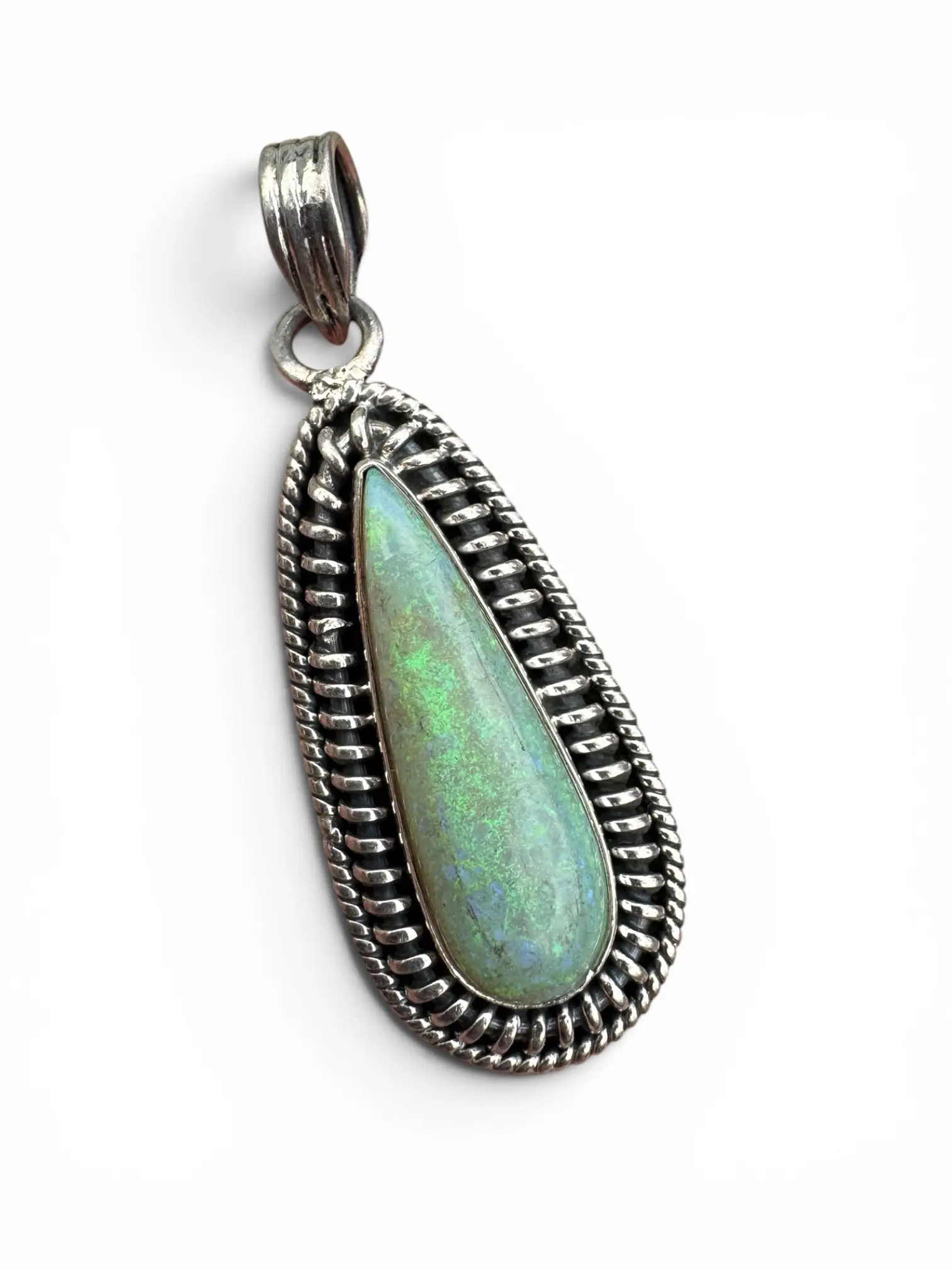 Monarch Opal Solid 925 Sterling Silver Pendant