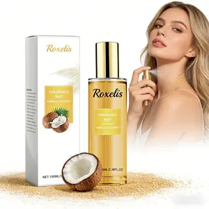 Large Capacity Vanilla Coconut Scented Spray, Fresh Body Mist with Floral Fruit Scents, Refreshing Body Perfume, Elegant Perfume Mist, Long-Lasting Fragrance