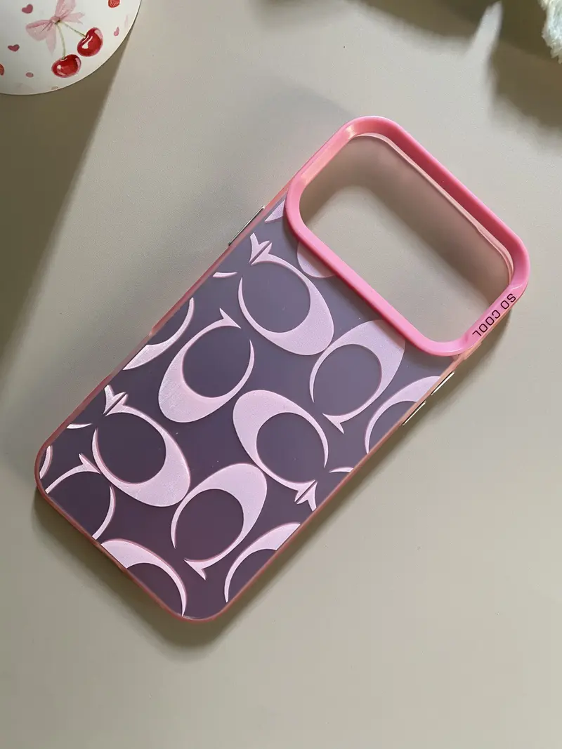 pink coach phone case iphone 15 - TikTok Shop