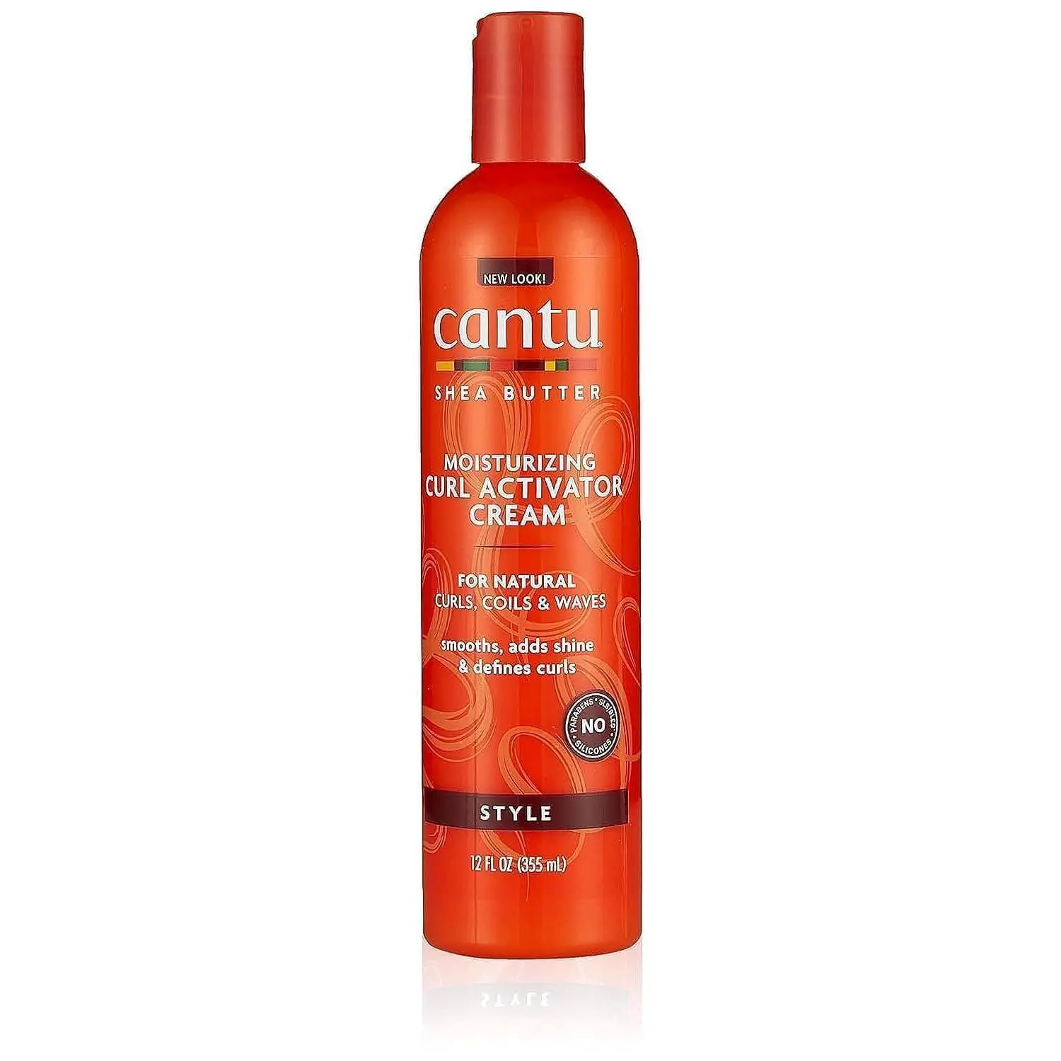 Cantu Shea Butter Hydrating Curl Activator Cream - 12 oz Haircare Styling Moisturizer for Natural Locks, Curl Enhancing, Smoothens, Frizz Control, Mineral Oil-Free, Phthalate-Free, Moisture