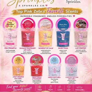Pink Zebra Soft Soy Wax Sprinkles