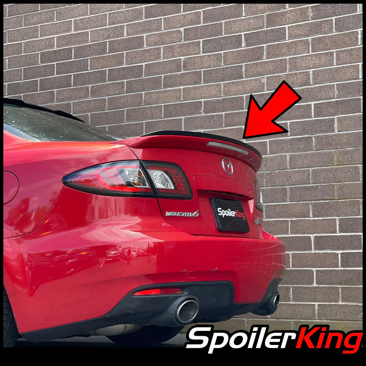 Mazdaspeed6 4dr 2003-2008 Factory Spoiler Extension (244GF)