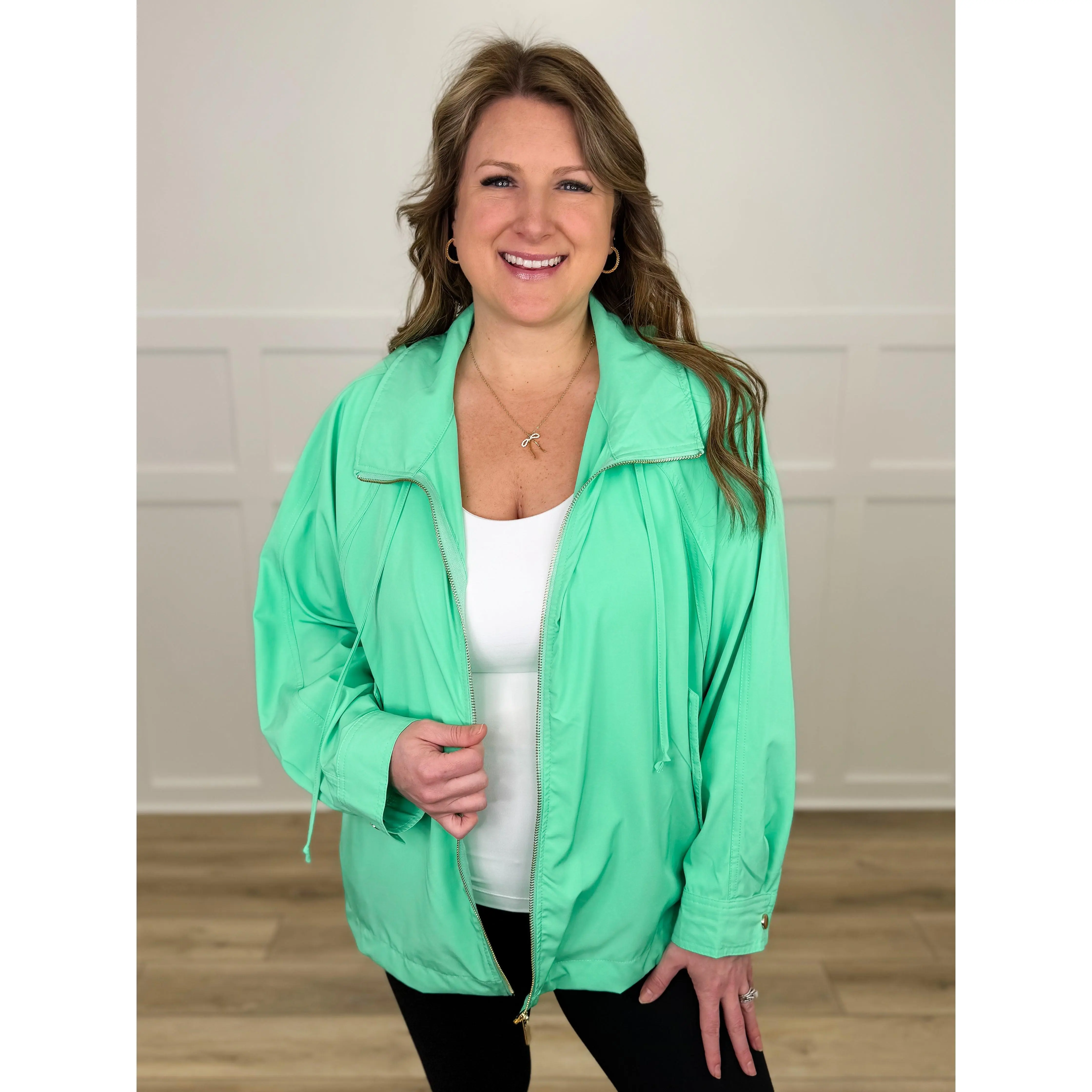 Women's Dear Scarlett Stuck With You Oversized Casual Hooded Top - Stretchy Spandex-Polyester Fabric, Pleated, Lightweight, Long Sleeve, Multiple Colors Outerwear Jacket, Fit, Style, Clothes, Elastane, Everyday, Pockets, Polyester Blend, Longsleeves, 1Xl,