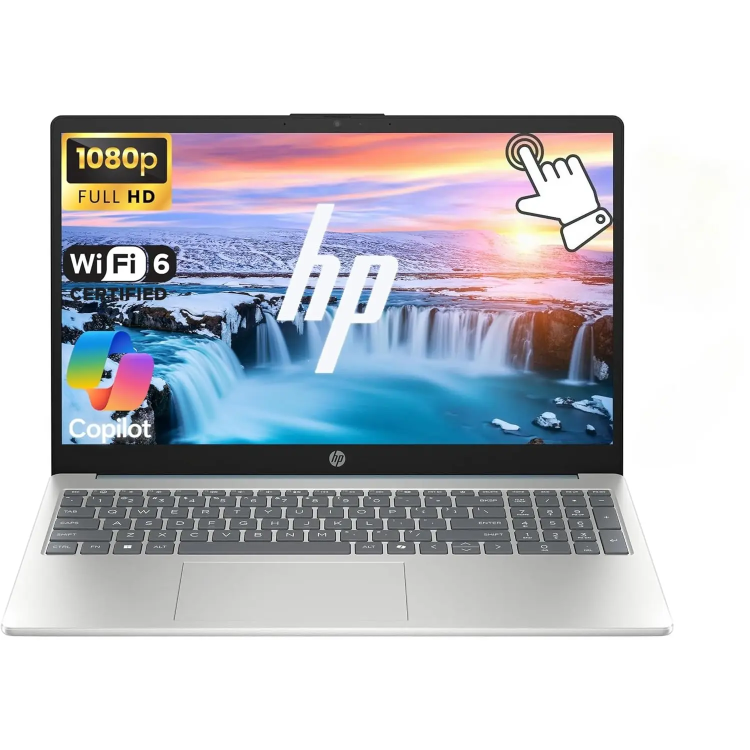 HP Touchscreen 15.6-inch Full HD Business Laptop | Intel® Core™ i3-N305 (8-core) Processor | Windows 11 Pro | AI-Ready Platform | Includes HP-Branded Stereo Earphones | Moonlight Blue Finish