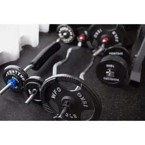 1 Inch Barbell Clamps - Quick Release Pair of Locking 1'' Diameter Standard Bar Weight Plates Collar Clips for Workout Weightlifting Fitness Training Bodybuilding (Black)