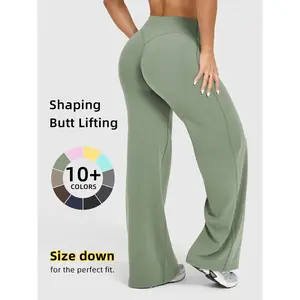 Women's Solid Color Sporty Yoga Pants, Comfortable Casual Bottoms, Ideal for Fitness and Daily Wear, Soft and Breathable Material