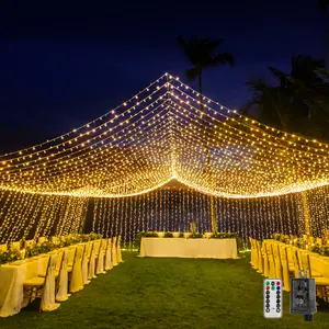 Ollny 262FT Fairy Lights, 800 LED Plug in Outdoor String Lights, 8 Modes Waterproof Christmas Lights with Remote for Birthday Wedding Party Indoor Room Decorations