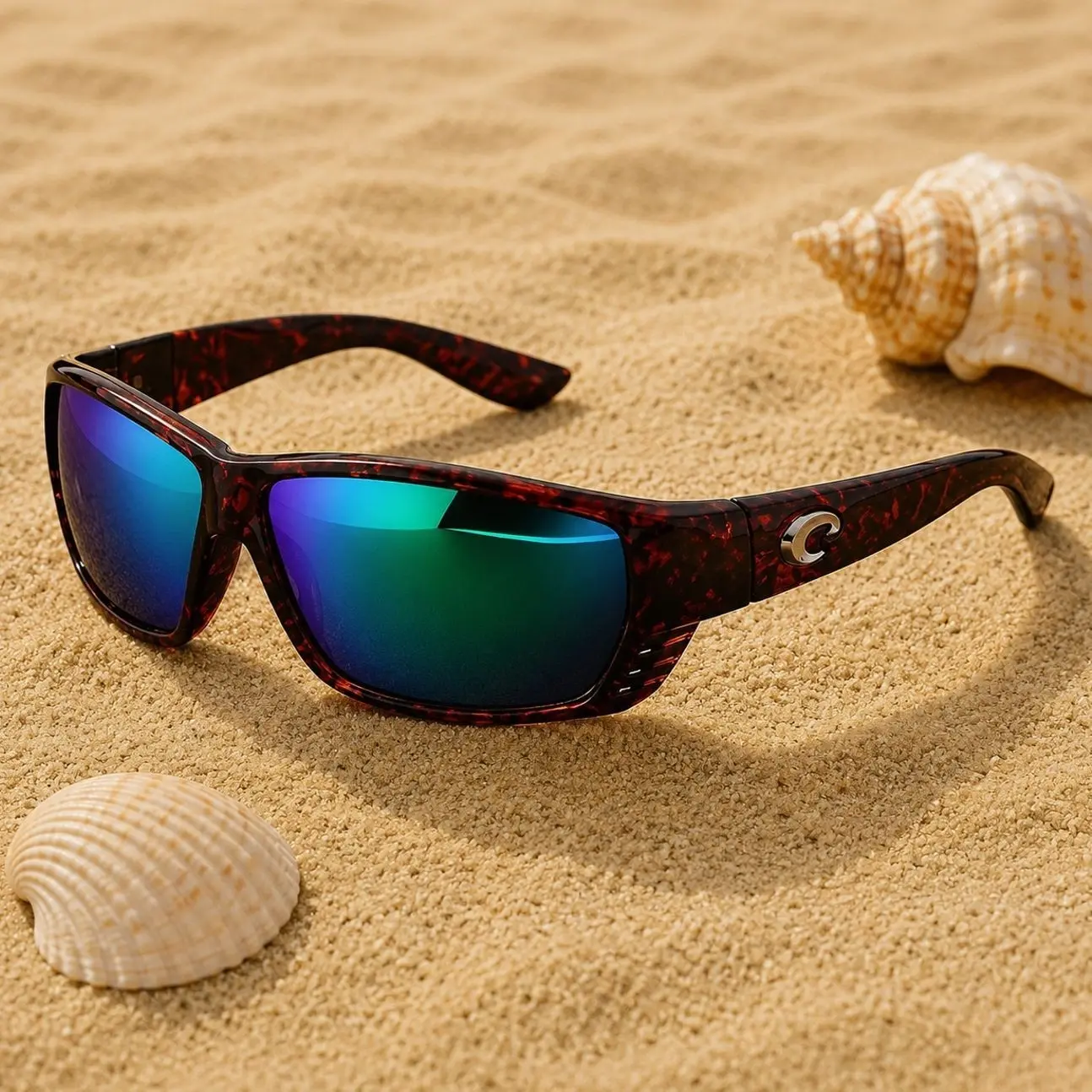 Trendy Summer Sportwear Polarized Sunglasses Costaego UV400 Anti Glare Fishing Outdoor Sports Eyewear Summer Adventure Glasses Gift