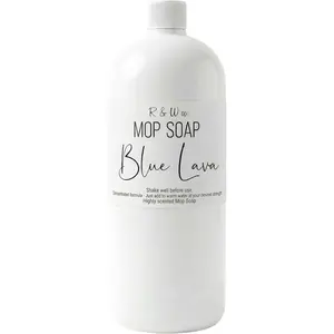 R&W CO.Original 32 oz Mop Soap Blue Lava Scented, Gentle Cleaner for all Surfaces, Non-Toxic, Pet and Skin Safe Formula, Streak-Free