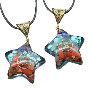 Retro Reiki Healing Energy Crystal Pendant Natural Stone For Yoga Meditation Spiritual 7 Chakra Jewelry Necklace Amulet