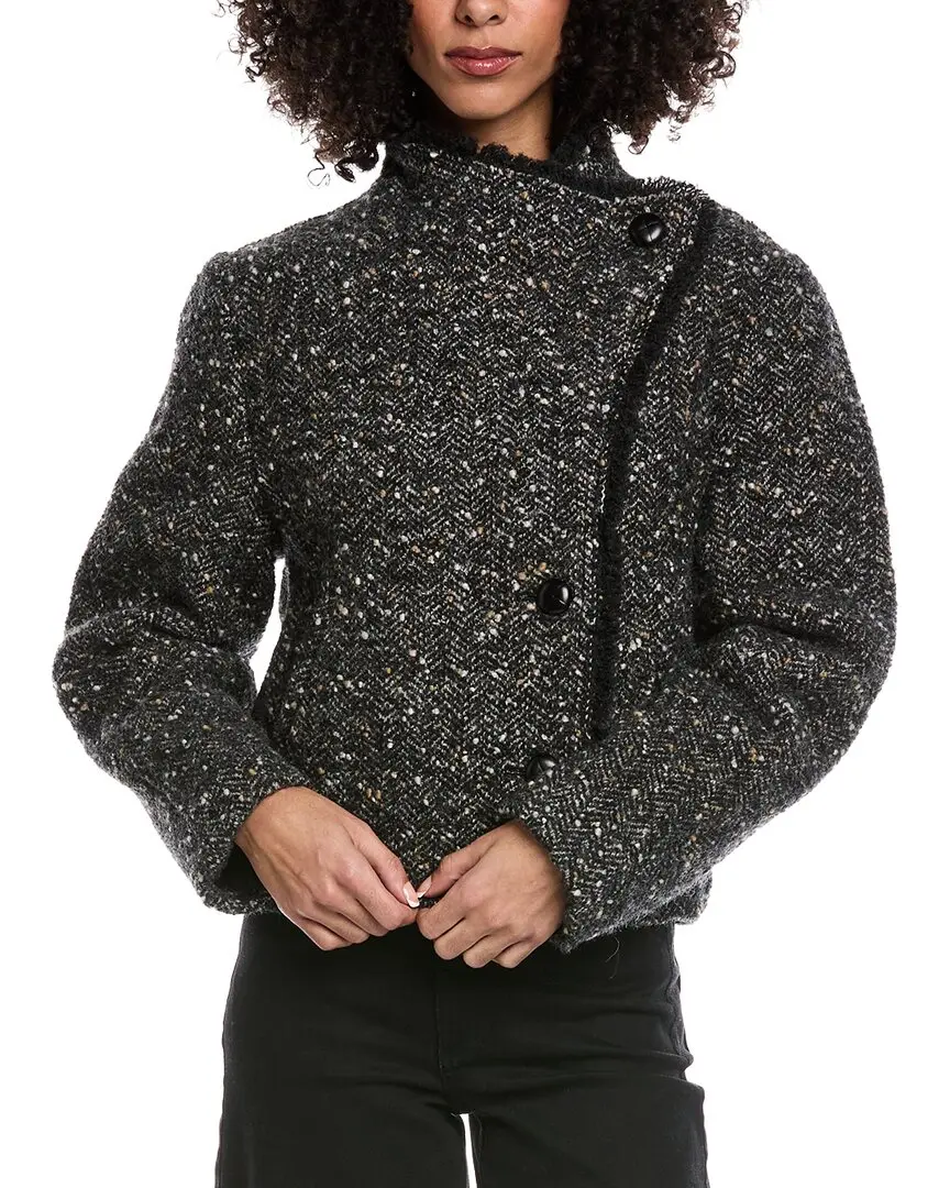 Isabel Marant Etoile Grunge Wool & Alpaca-Blend Coat
