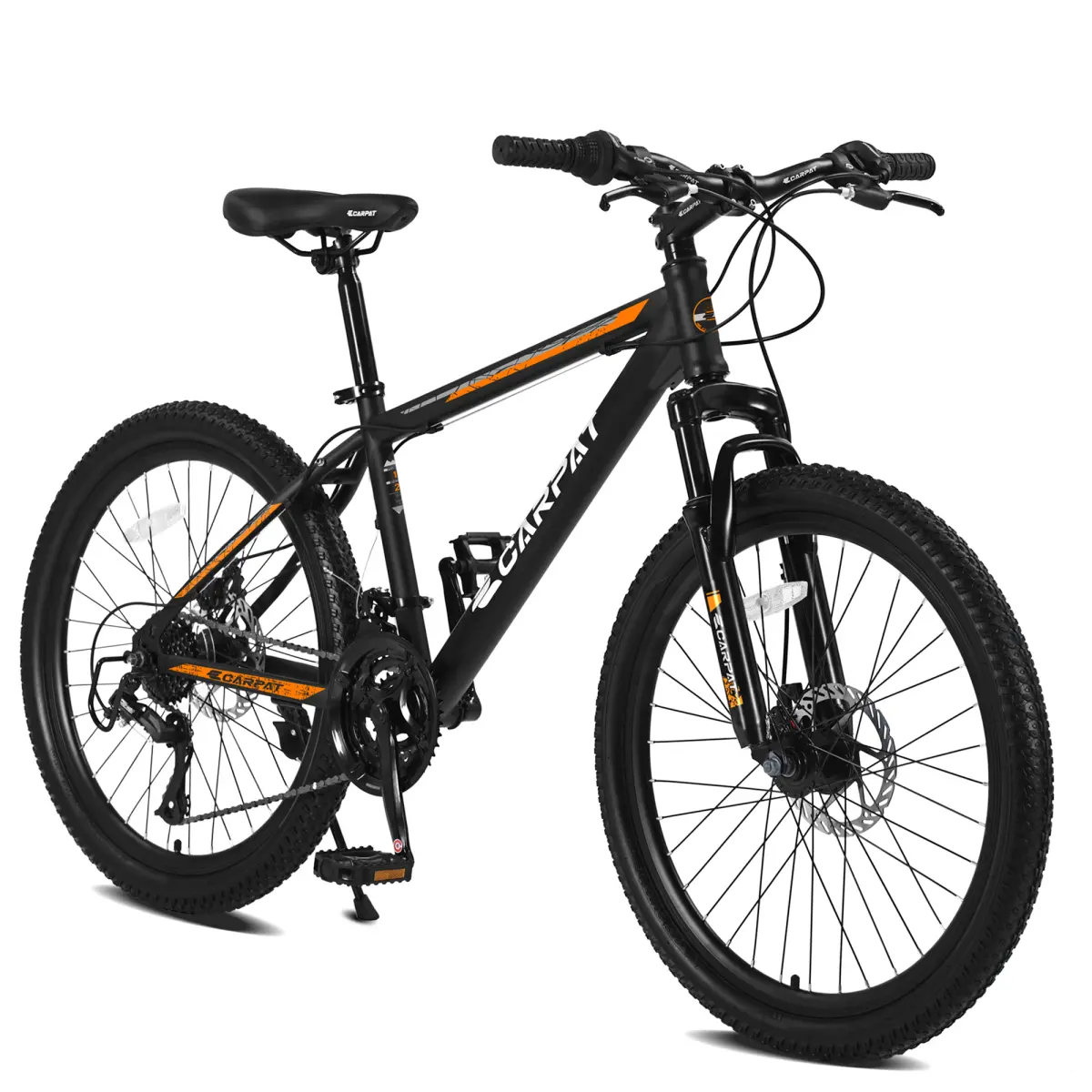 26 Inch Mountain Bike, Shimano 21 Speeds with Mechanical Disc Brakes, High-Carbon Steel Frame, Suspension MTB Bikes Mountain Bicycle for Adult & Teenagers kids  bicycle bike  gadgets