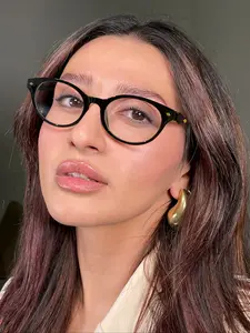 High-Quality Tortoiseshell Retro Cat Eye Glasses Frame, Metal Hinges Unisex Fashion Eyewear for Work Daily Wear Students