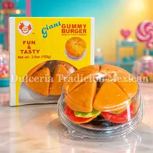 Gummy Burger made of 14 soft gummies 100g