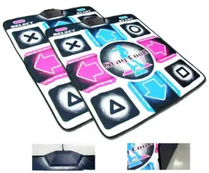 Two Dance Revolution Dance Pads for PS2 & PS One Stay Cool Design Compatible with PlayStation 1 or 2 Video Game Console Essential Accessory for Dance Fans