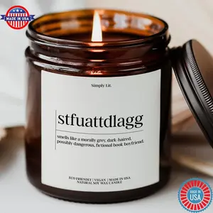 [Sale off up to 50%] STFUATTDLAGG Smut Reader Bookish,Booktok Lover Candle, Bookish Gifts, Dark Romance Reader Gift, Morally Grey Book Boyfriend, Spicy Books