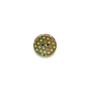 Togl Coconut with Multi Dots Round Button