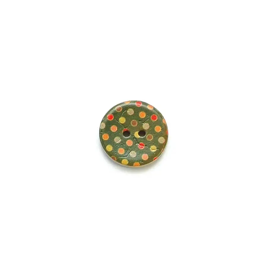 Togl Coconut with Multi Dots Round Button
