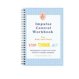 Cross-Border in Stock Impulse Control Workbook for Children and Adolescents, Stop Think Act Emotion Management Notebook