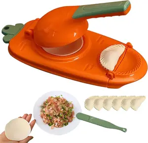 2-in-1 Manual Dough Press – Dumpling, Empanada, and Pastry Maker