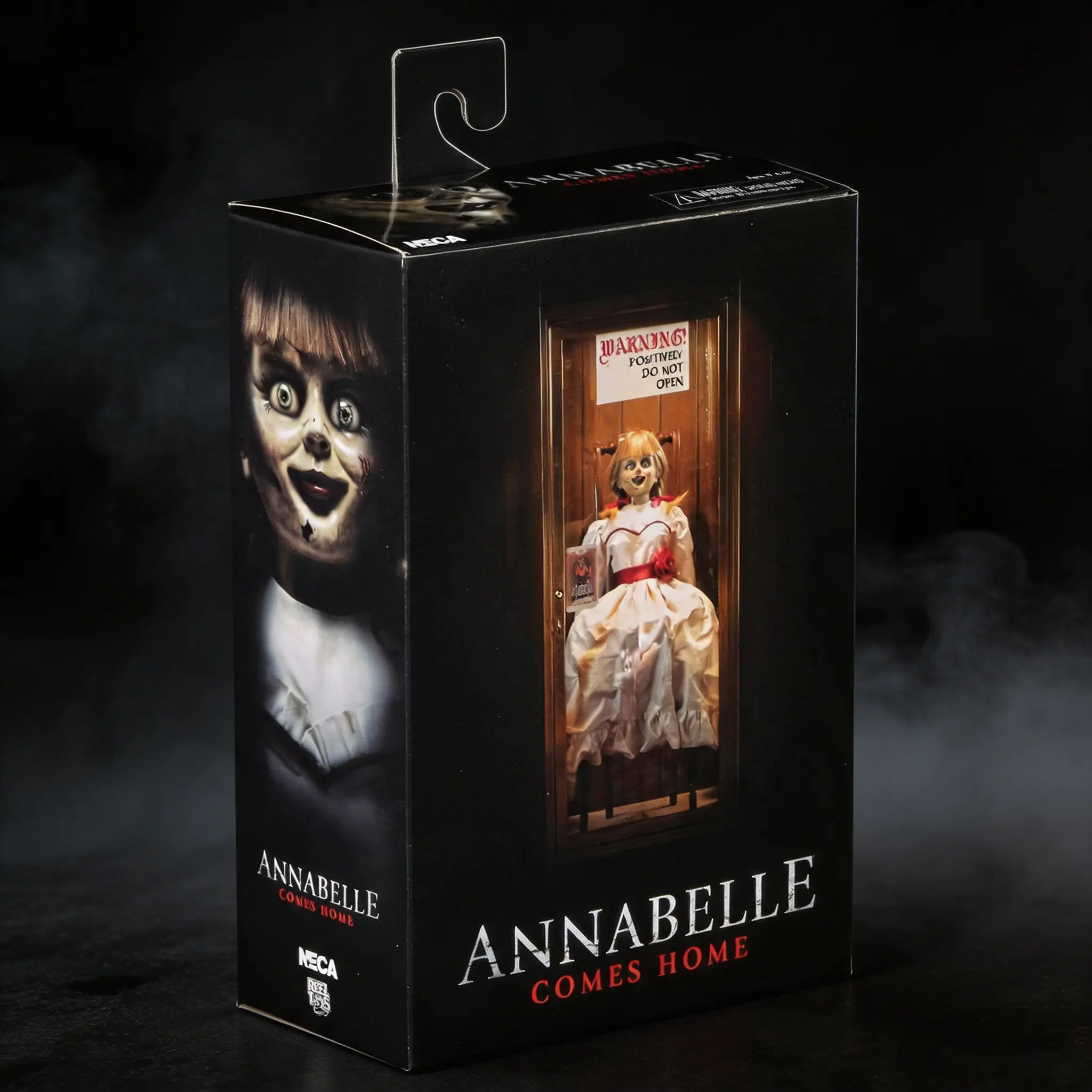 Annabelle NECA PVC Horror Doll Action Figure - Collectible Vinyl Figure Model with Display Case, Posable Movie-Inspired Toy for Horror Fans, Desk Decor Gift, Pvc Figure, Collectible Figure Vinyl