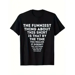 The Funniest Thing About This Shirt Funny Stop Reading My T-Shirt, 100% cotton, Adult humor T-shirt