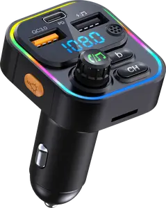 Type-C PD 20W+ QC3.0 Fast USB Charger Supports Hands-Free Siri Google Assistant MP3 Player Receiver Hi Fi Bass, Support U Disk