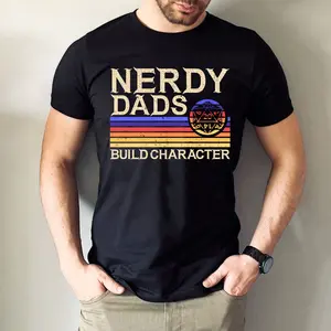 Nerdy Dad RPG Gaming Shirt, D20 Tabletop Games T-shirt, Funny Dad Tee, Fathers Day