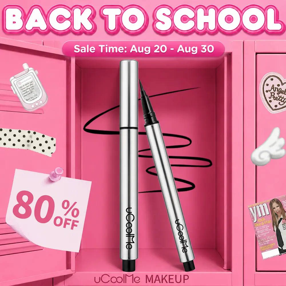 UCOOLME Liquid Eyeliner, Waterproof & Long Lasting No-Smudge Formula in Tawny Brown & Black, Women's Makeup for a Flawless Finish, Enhance Your Makeup, Potassium Sorbate, Acrylates/Dimethylaminoethyl Methacrylate Copolymer, Peg-40 Hydrogenated Castor Oil,