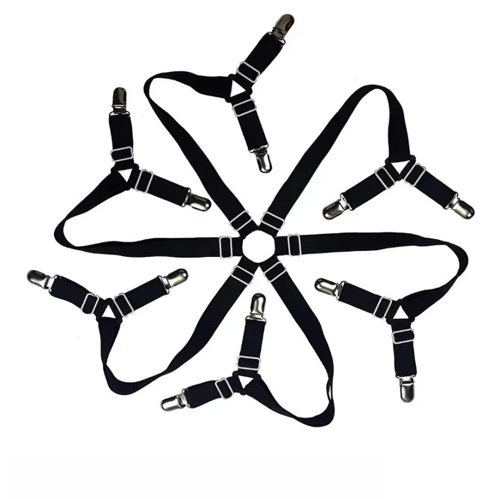 Crisscross Bed Sheet Fastener, 1 Count Bed Sheet Holder, Bedroom Accessories Anti-slip Elastic Bed Sheet Clip, Bedding Accessories For Home Use