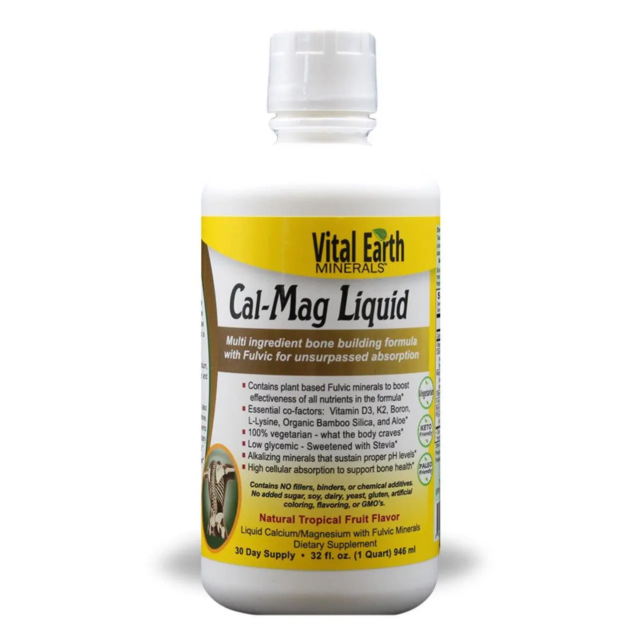 Cal-Mag Liquid Supplement, 32 Oz.