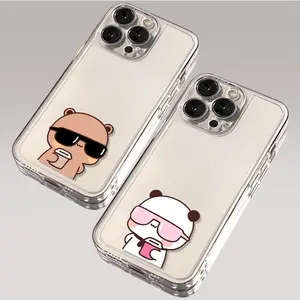 Cute Smile-Printed Transparent Sunglasses Smartphone Case, Shockproof Local Accessory for iPhone 11/12/13/14/15/16 Pro Max, Wireless-Ready Cover for His/Her Devices Gift